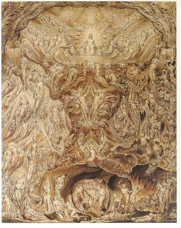 William Blake A Vision of the Last Judgment Sweden oil painting art